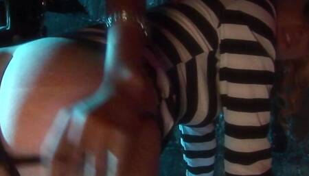 Prison Guard And Jailbird Get It On In Lesbian Dildo Sex