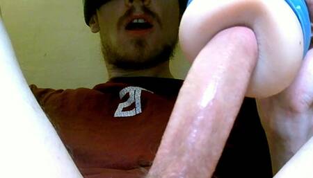 British Lad Fucks Gay Fleshlight Until Cum