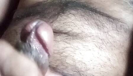 Hairy penis masturbation
