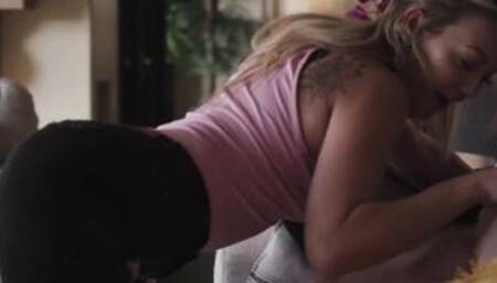 Tranny Ella Hollywood fucks Adira Allure after pussy licking