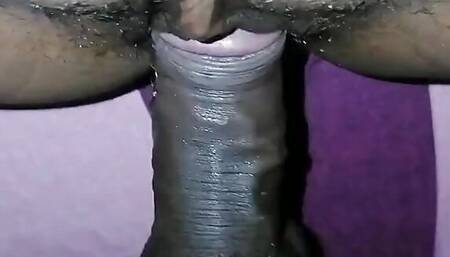 Indian mix lankan craze Bahabi  lovingly thrusting dick into her pussy and satisfying herself with wet juicy pussy