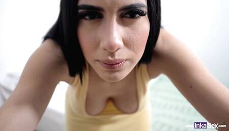 Reverse cowgirl trailer with seductive dame from Inka Sex