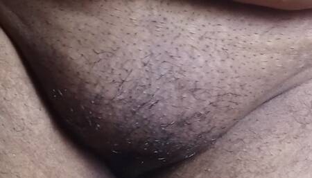 Indian lady in bed performance