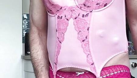 One minute sissy masturbator