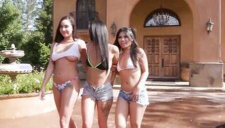 ScamAngels - Gigantic Butt American 18 Yo Plowed By James Deen's Huge Penis