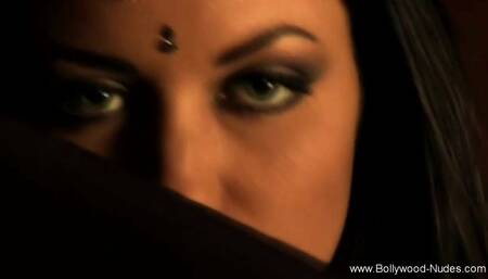 Erotic Dancer From The Indian Orient Enjoying And Dancing