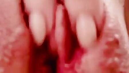 Wet pussy alone at home