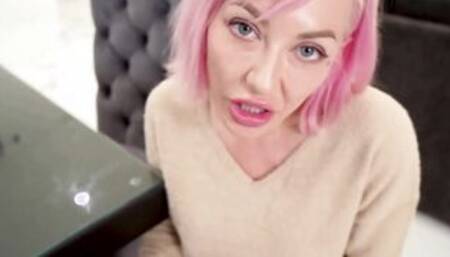 Caring stepmom with good huge hooters Adira Allure blows stepsons rough dick