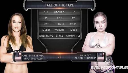 Evolved Fights Lez featuring Cheyenne Jewel's fetish sex