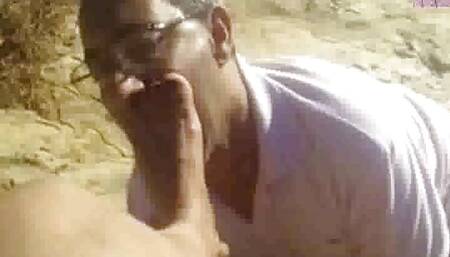 Loving Mel's feet in the corner of Liberdade