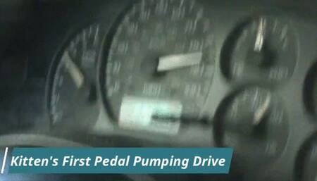 Kitten's First Pedal Pumping Drive