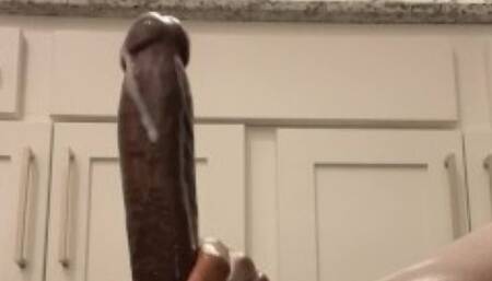 Jacking off load of cum