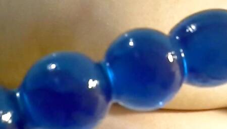 Opening anus with huge objects