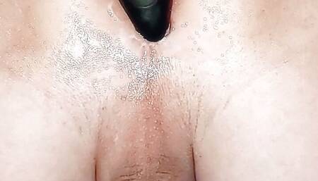 anal plug and dripping juice