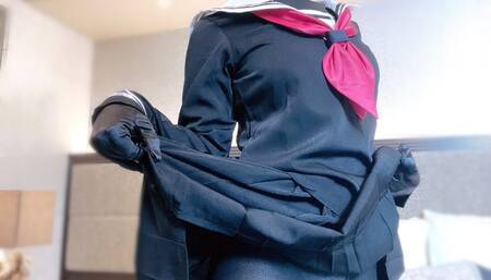 ????[ For non-subscriber ]  Japanese Game Cosplayer femdom footjob cumshot