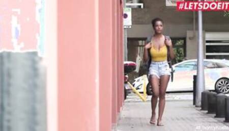 HORNYHOSTEL - (Tina Fire, Jesus Reyes) - Gigantic Titties African Latina Getting Her Pussy Fucked By long ebony penis Panty Sniffer