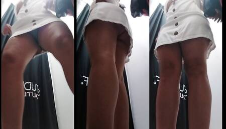 AMATEUR CAMERA IN PUBLIC DRESSING ROOM FILMING SEXY WOMEN