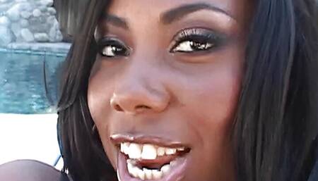 Slutty Big Boob Ebony Whore Is Rammed Hard By Cock In Her