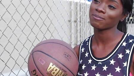 Pretty hot chick gets her hairy pussy hammered and filled