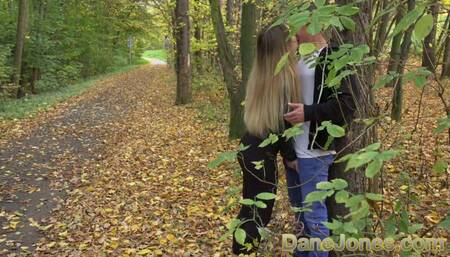 Dane Jones Sexy young Russian babe gives public blowjob