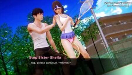 [Gameplay] Waifu Academy | Naughty Asian Teen Step Sister Sits On Step Brother's C...