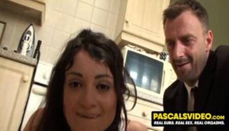 Sexy Valentina Bianco fucks rough with her horny guy