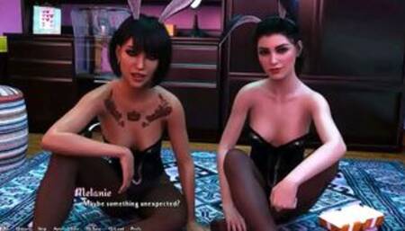 [Gameplay] Being A DIK - Vixens Part 335 Bunny Threesome Cosplay Sex By LoveSkySan69