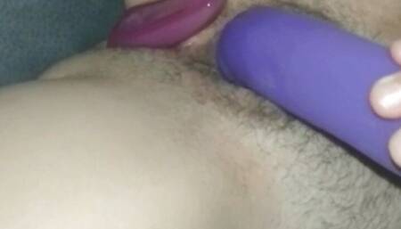 I love to put on with my purple vibrator - Dazzlingfacegirl