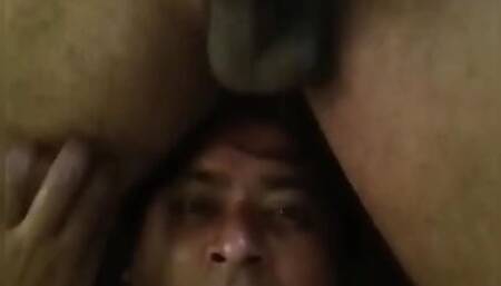 Hot bottom sucking and spam out my face