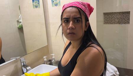 My new maids first day on the job