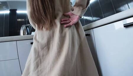 Under the skirt of a stepsister. fucking juicy ass