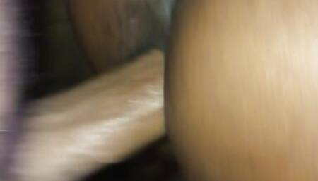 She pets her step-Dad with a doggie style every night