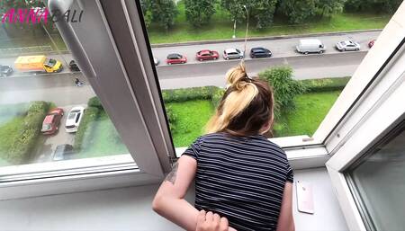 I Told my Cuckold Husband on the Phone that I am just Running