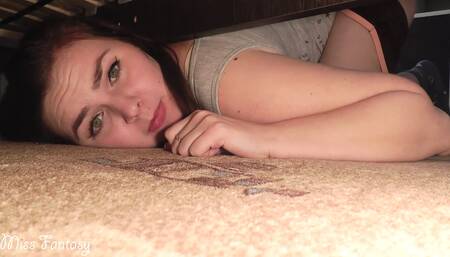 Fucked my stepsister when she was stuck under the bed
