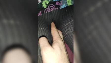 Fucked and cumshot in the stockings of a beautiful teen babe