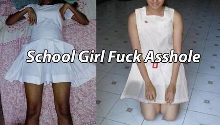 Sinhala School Sex uniform looked so sexy on her and that really tempted his dick to stay harder before touching it