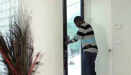 Sweet blonde teen gets her tight white cunt stuffed by a huge BBC!