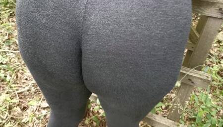 Spank my ass in public in spandex