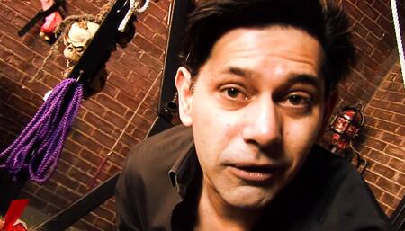 Kinky babe fucks wildly and passionately in a dungeon