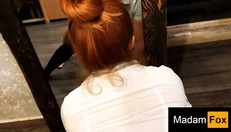 He fucks my ass hard. POV anal. Madam Fox