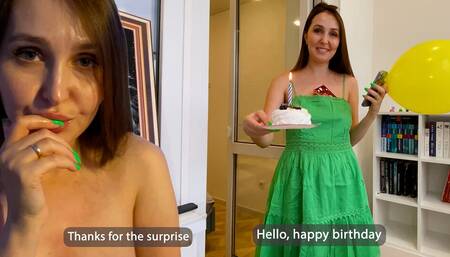 Stepmom Gave Her Pussy To Her Stepson For His Birthday