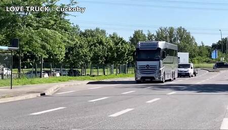 Cum shower in the love truck