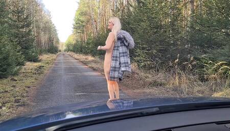 blowjob & solo in the car