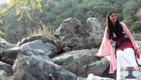 Mulan Viva Athena Seduces Passersby in Public