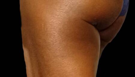 Ebony Ass Teasing and Dance in Lace Panties Pt 1