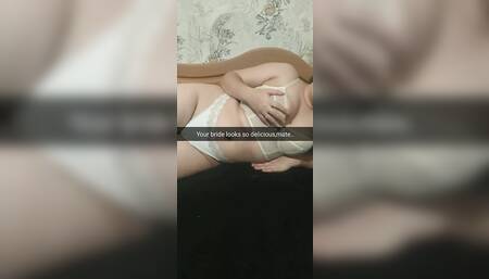 Cheating bride with big boobs Milky Mari get creampie! FULL