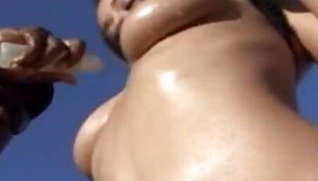 Aliana Love Rides A Big Black Man Till He Breeds Her