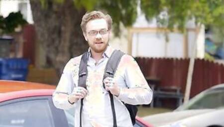 Syren Demer is feeling Hot as she cleans the house while wearing a skimpy outfit. Kyle Mason had no idea