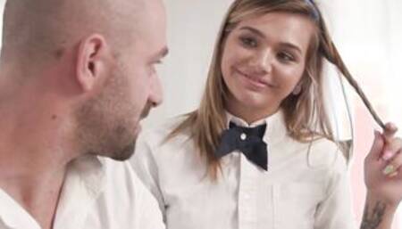 Mia Prefers A Rough Nailed Lesson