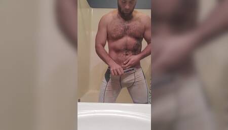 Aslago cums by touching himself